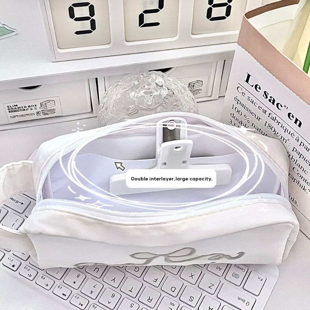 Stationery Office - High Quality Canvas Pen Bag Large