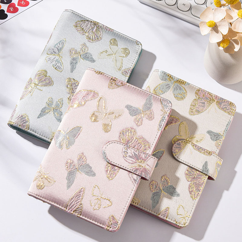 3 Styles A6 Fabric Butterfly B - Planner Weekly Budget review and price