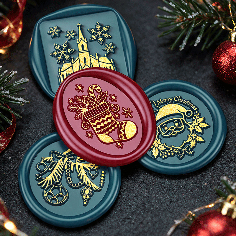2026 Xmas Series Flat Carved B - Wax Seal Stamp Kit review and price