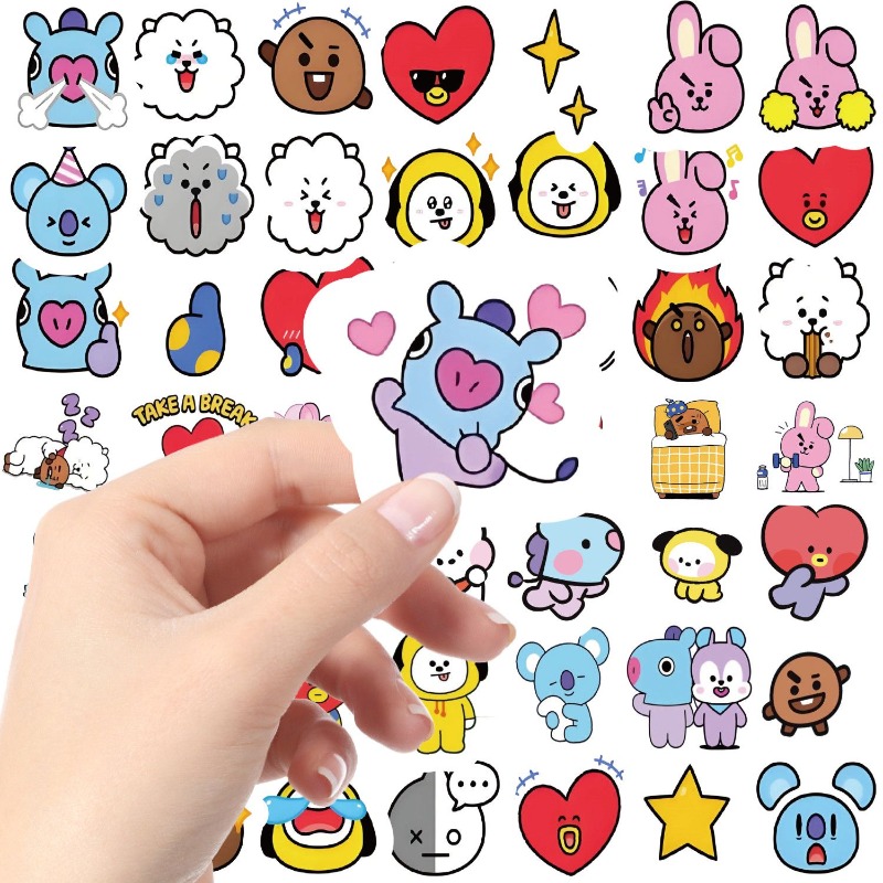 BT21 koya RJ tata Shooky Mang  - Memo Pad Sticky review and price