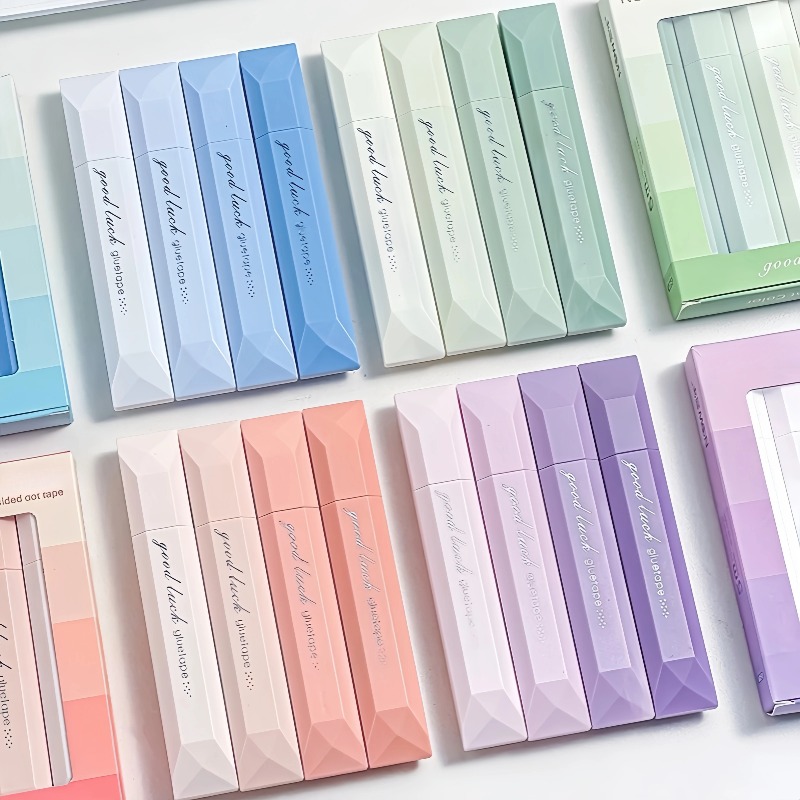 4pcs Gradient Color Glue Tape, - Glue Stick Pack review and price