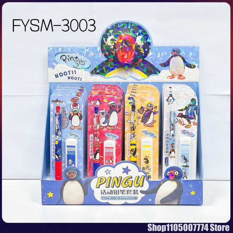 4/24pcs Kawaii Pingu Mechanica - Stationery Supplier review and price