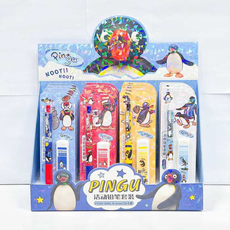 4/24pcs Kawaii Pingu Mechanica - Stationery Supplier review and price