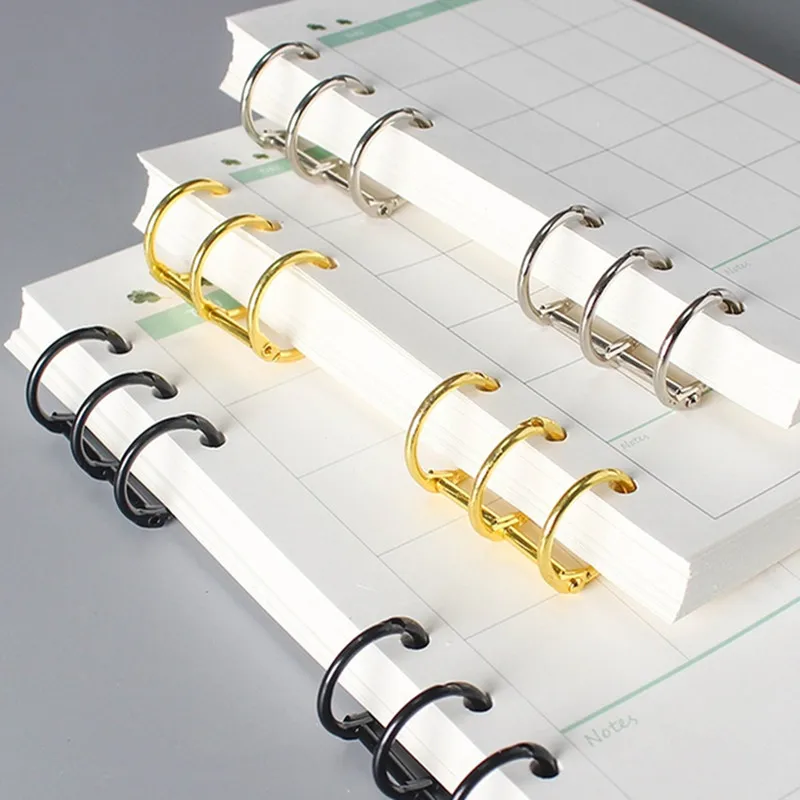 2pcs/set Metal Book Rings File - Binder Clip Assorted review and price