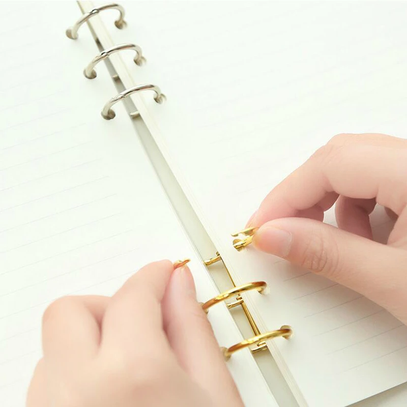 2pcs/set Metal Book Rings File - Binder Clip Assorted review and price
