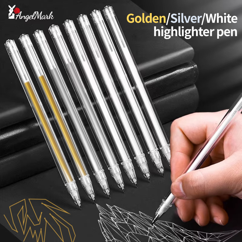White Gold Silver Classic High - Gel Ink Pen Set review and price