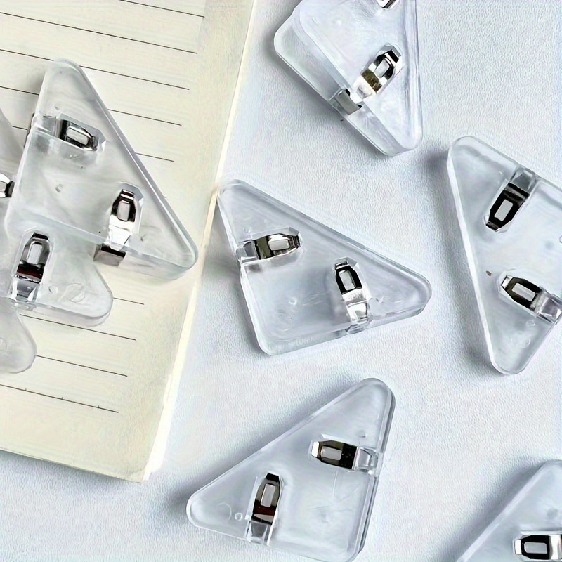 22pcs Clear Triangle Clip Set  - Binder Clip Assorted review and price