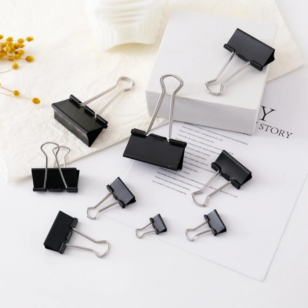 Binder Clips Black Foldback Cl - Binder Clip Assorted review and price
