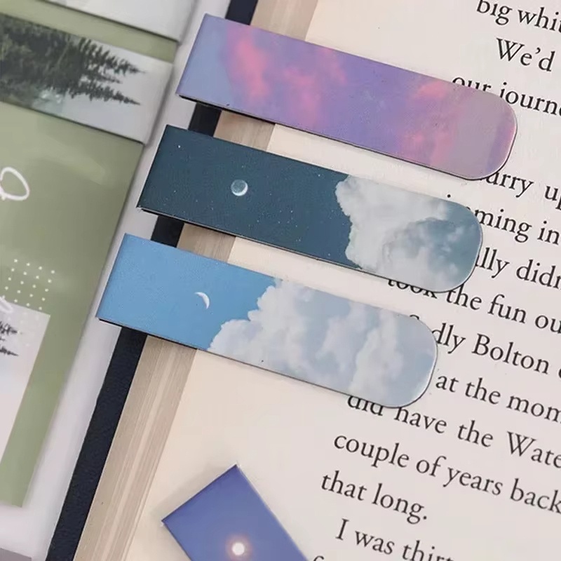 2pcs Landscape Themed Magnetic - Bookmark Magnetic Clip review and price