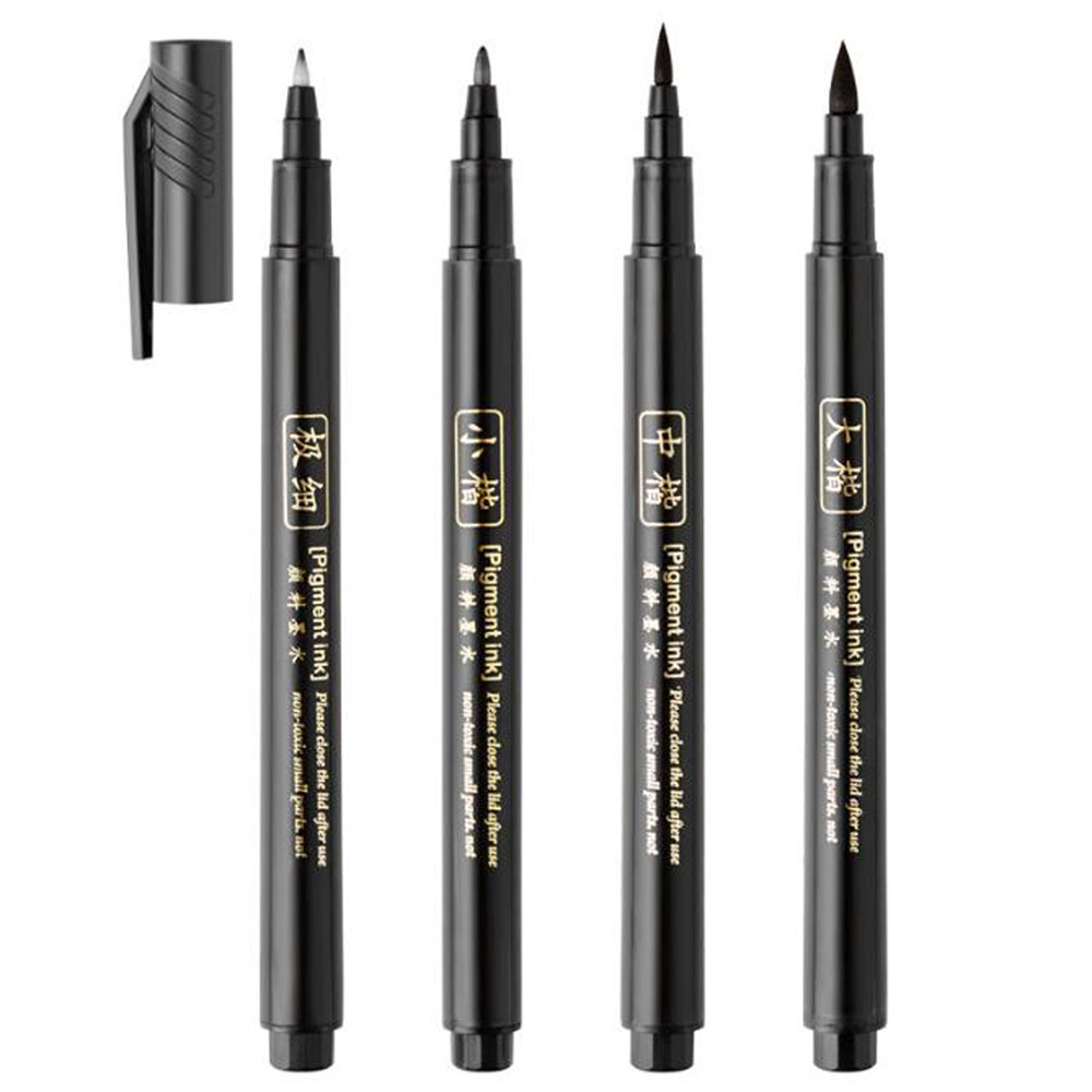 4pc Brush Pen Calligraphy Pen  - Stationery Supplier review and price