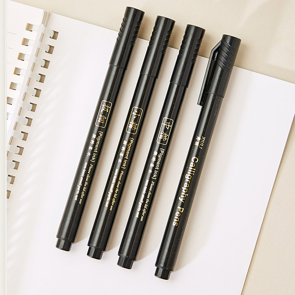 4pc Brush Pen Calligraphy Pen  - Stationery Supplier review and price