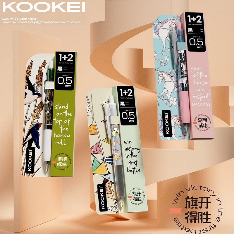 KOOKEI Golden List Success Gel - Gel Ink Pen Set review and price