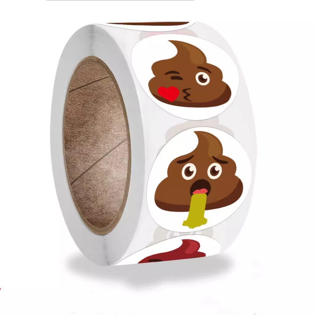 100-500pcs Funny Poop Cartoon  - Memo Pad Sticky review and price