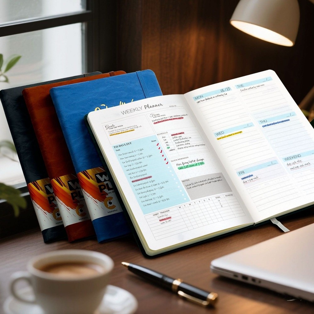 English Edition A5 Weekly Plan - Planner Weekly Budget review and price