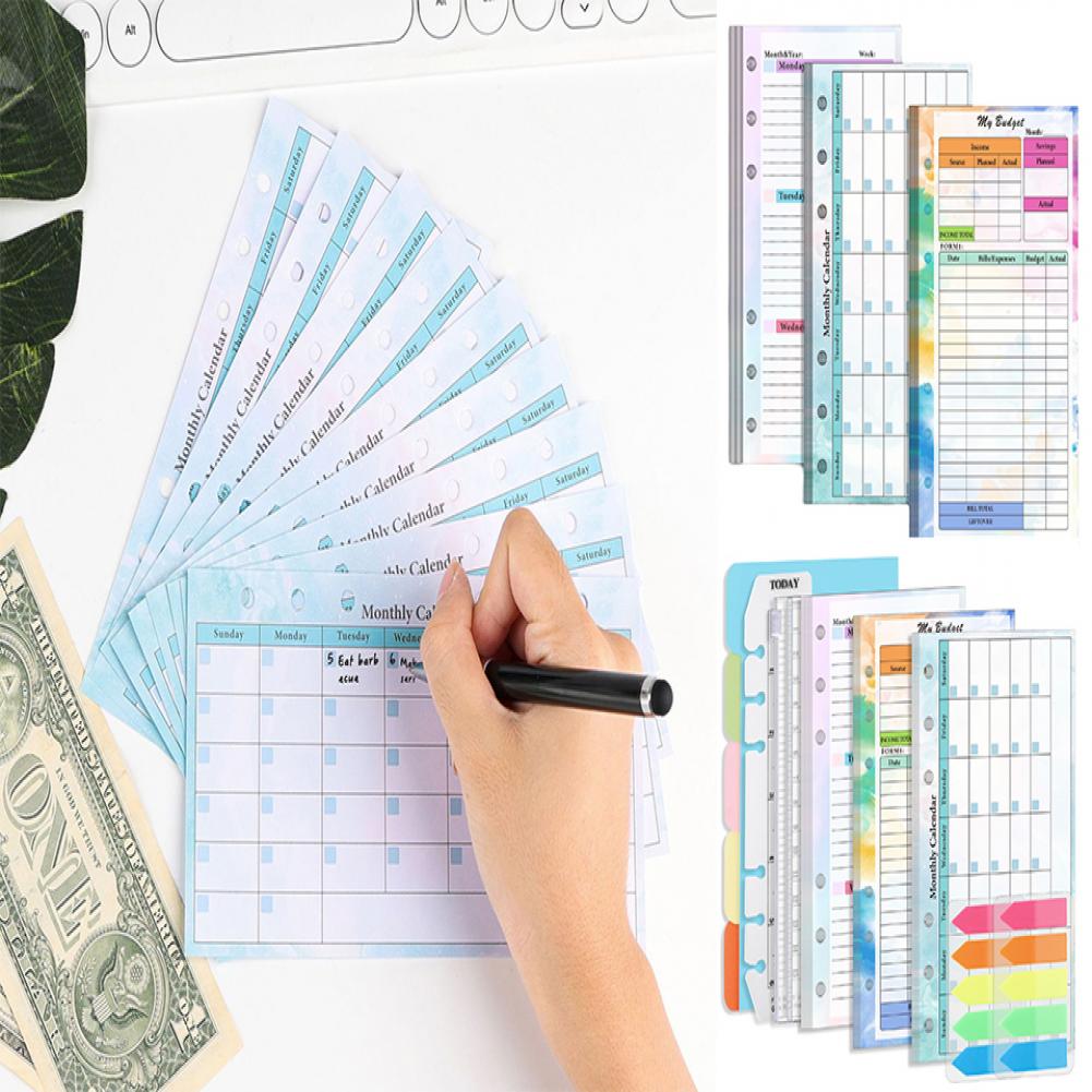 A6 Budget Planner Refill Kit 8 - Planner Weekly Budget review and price