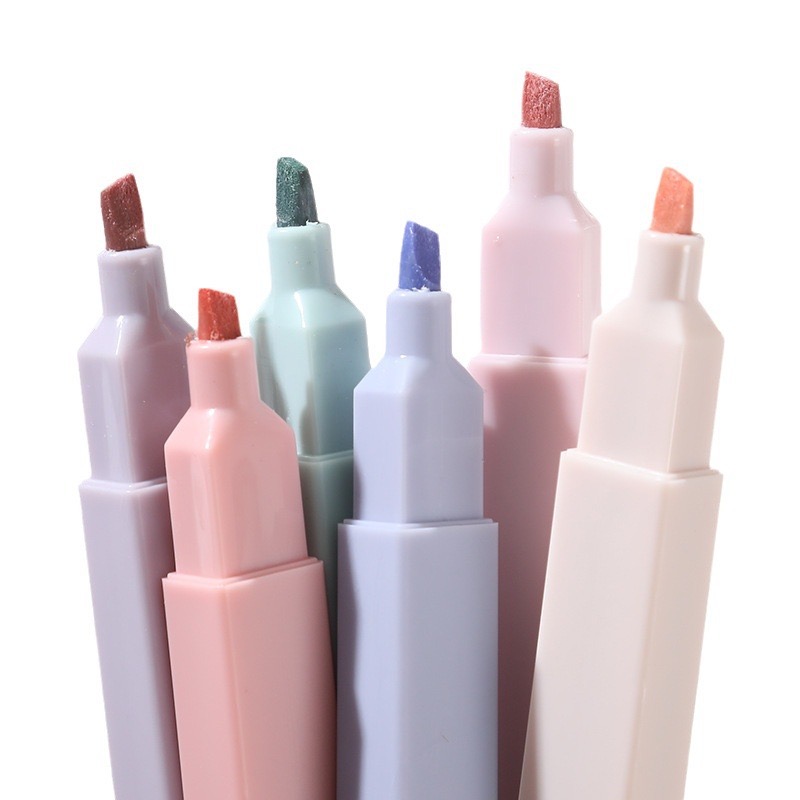 6 Pcs/Set Highlighters Set Cut - Highlighter Set Pastel review and price