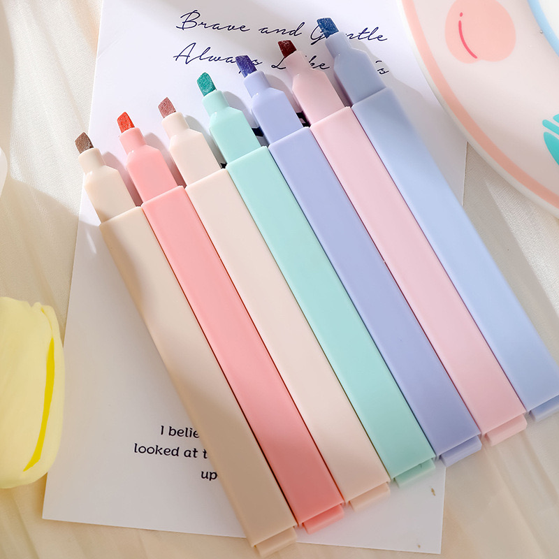 6 Pcs/Set Highlighters Set Cut - Highlighter Set Pastel review and price