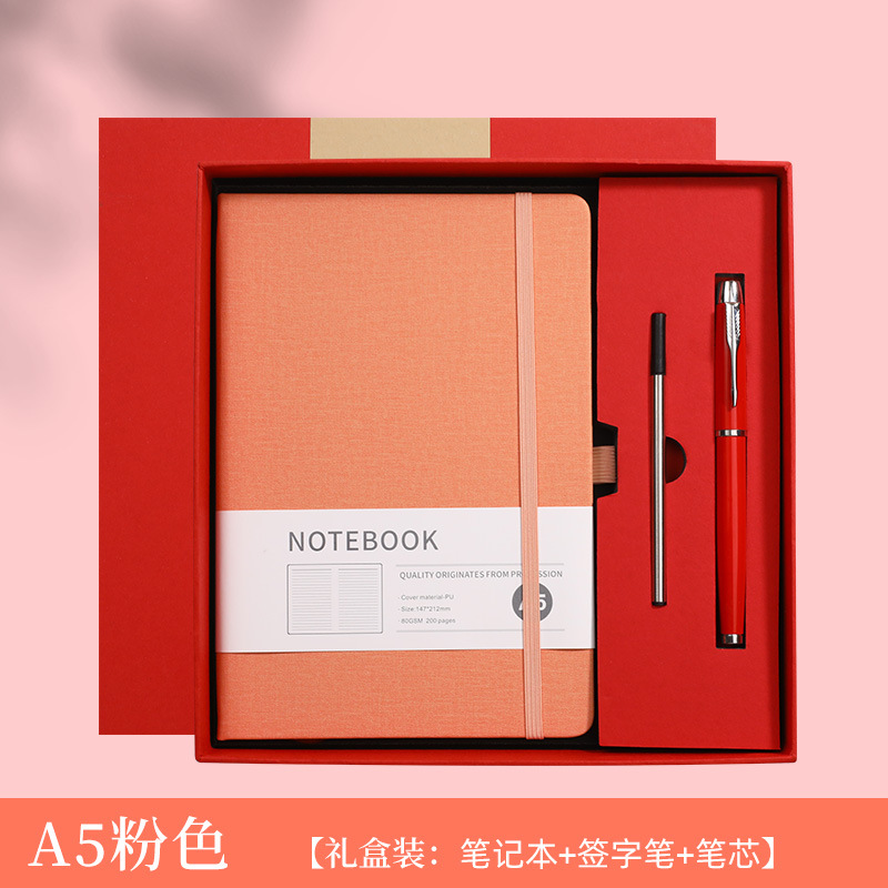 A5 Notebook Gift Set with Ball - Journal Leather Hardcover review and price