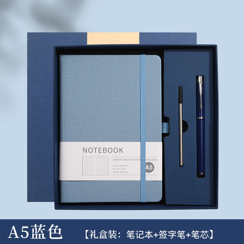 A5 Notebook Gift Set with Ball - Journal Leather Hardcover review and price