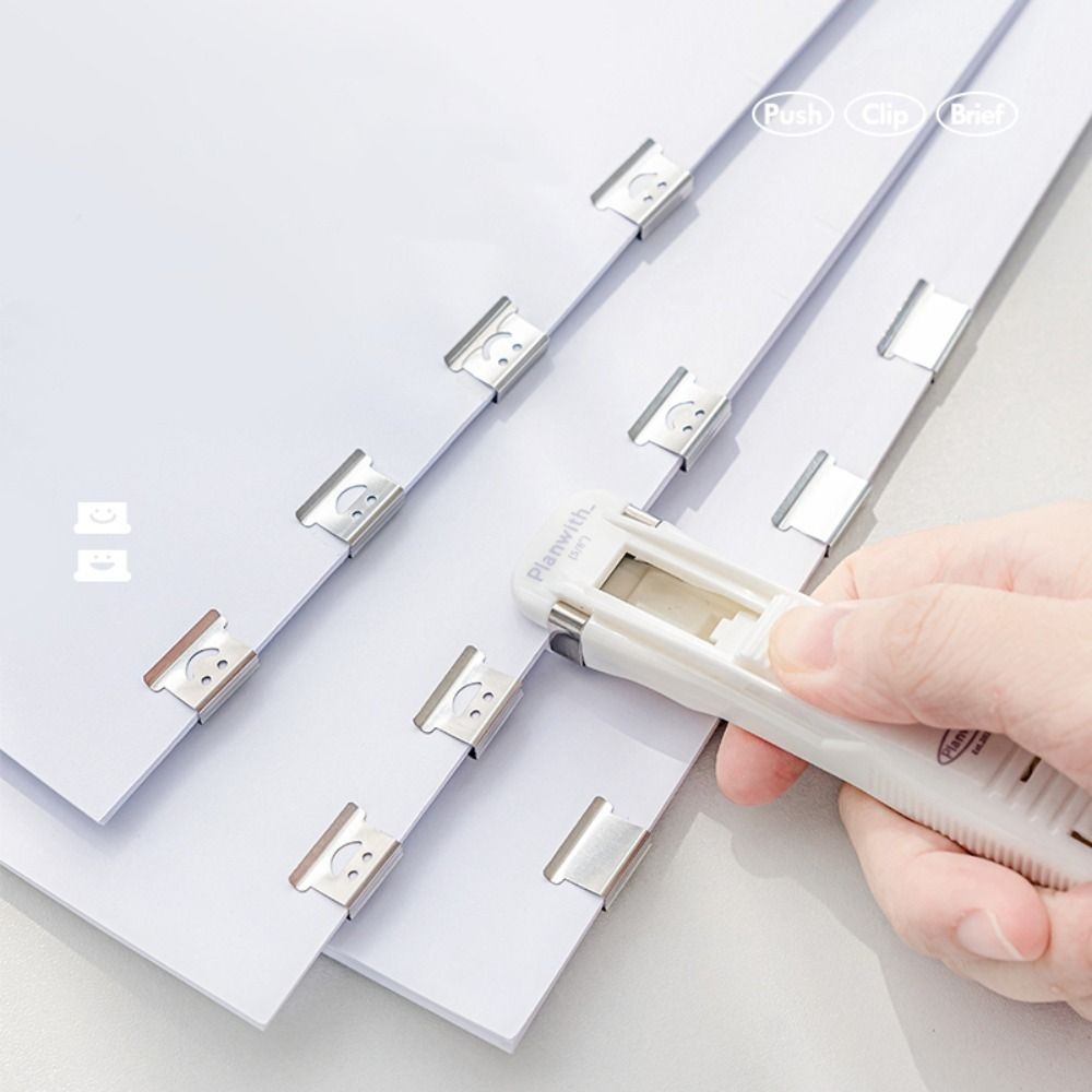 Smile Design Push Paper Clip N - Binder Clip Assorted review and price